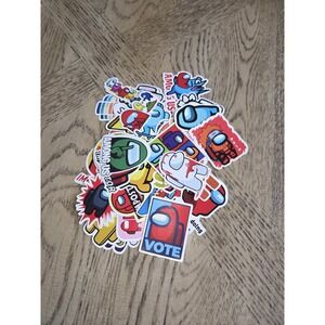 50 Pieces Among US Stickers Sus Decals Set for Kids Adults, Waterproof New